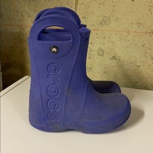 Croc rain boots